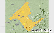 Savanna Style 3D Map of Donga