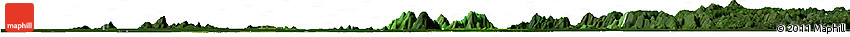 Satellite Horizon Map of Donga, darken