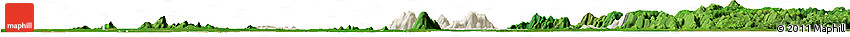 Shaded Relief Horizon Map of Donga, satellite outside