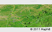 Satellite Panoramic Map of Donga