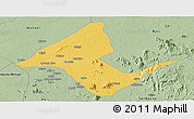 Savanna Style Panoramic Map of Donga