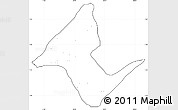Blank Simple Map of Donga, cropped outside, no labels