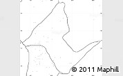 Blank Simple Map of Donga, no labels
