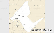 Classic Style Simple Map of Donga