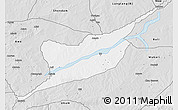 Silver Style 3D Map of Ibi