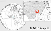Blank Location Map of Ibi, highlighted country