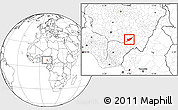 Blank Location Map of Ibi