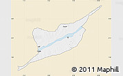 Classic Style Map of Ibi, single color outside