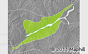 Physical Map of Ibi, desaturated