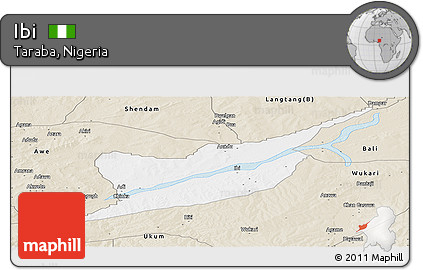 Classic Style Panoramic Map of Ibi