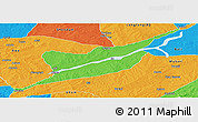 Political Panoramic Map of Ibi