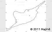 Blank Simple Map of Ibi, cropped outside