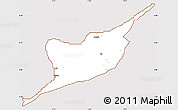 Classic Style Simple Map of Ibi, cropped outside