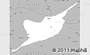 Gray Simple Map of Ibi