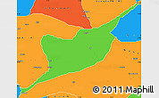 Political Simple Map of Ibi
