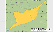 Savanna Style Simple Map of Ibi