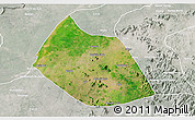 Satellite 3D Map of Jalingo, lighten, semi-desaturated