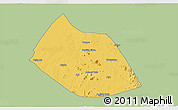 Savanna Style 3D Map of Jalingo, single color outside