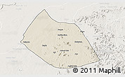 Shaded Relief 3D Map of Jalingo, lighten