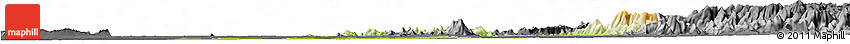 Physical Horizon Map of Jalingo, darken, desaturated