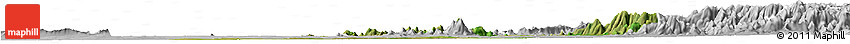 Satellite Horizon Map of Jalingo, lighten, desaturated