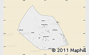 Classic Style Map of Jalingo, single color outside