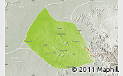 Physical Map of Jalingo, lighten, semi-desaturated