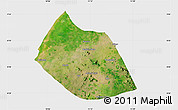 Satellite Map of Jalingo, single color outside