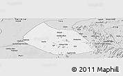 Silver Style Panoramic Map of Jalingo