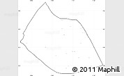 Blank Simple Map of Jalingo, cropped outside, no labels