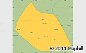Savanna Style Simple Map of Jalingo