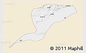 Classic Style 3D Map of Karim-La, single color outside