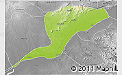 Physical 3D Map of Karim-La, desaturated