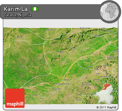 Satellite 3D Map of Karim-La
