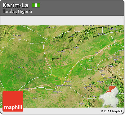 Satellite 3D Map of Karim-La