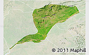 Satellite 3D Map of Karim-La, lighten