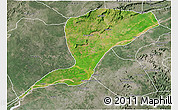 Satellite 3D Map of Karim-La, semi-desaturated