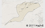 Shaded Relief 3D Map of Karim-La, lighten