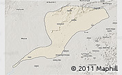Shaded Relief 3D Map of Karim-La, semi-desaturated