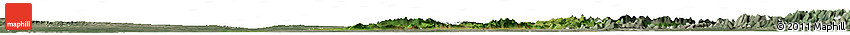 Satellite Horizon Map of Karim-La, semi-desaturated