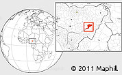 Blank Location Map of Karim-La