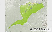 Physical Map of Karim-La, lighten, semi-desaturated