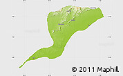 Physical Map of Karim-La, single color outside