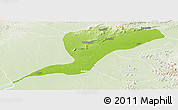 Physical Panoramic Map of Karim-La, lighten