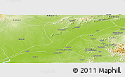 Physical Panoramic Map of Karim-La