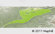 Physical Panoramic Map of Karim-La, semi-desaturated