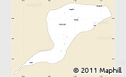 Classic Style Simple Map of Karim-La, single color outside