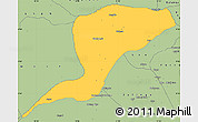 Savanna Style Simple Map of Karim-La