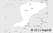 Silver Style Simple Map of Karim-La