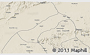 Shaded Relief 3D Map of Lau